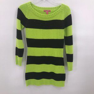 🎪Like New Cherry Stix black yellow sweater dress